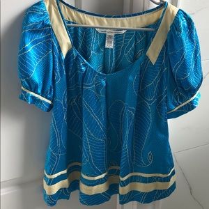 DVF vintage-y blouse.  Amazing tailoring.